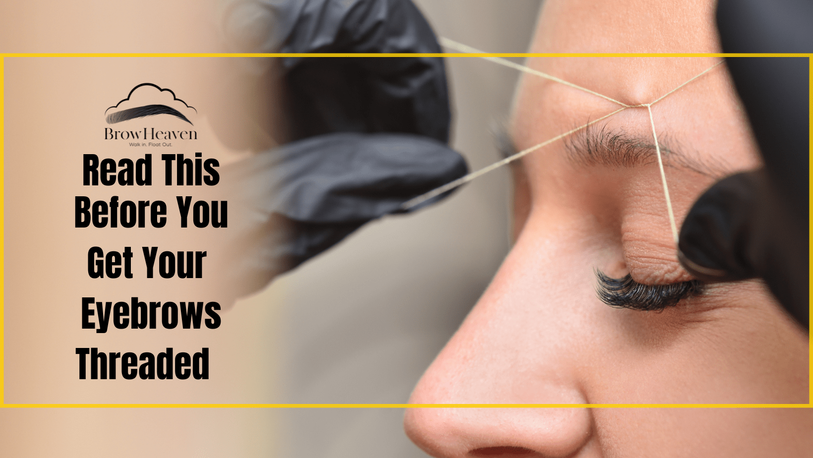 Read This Before You Get Your Eyebrows Threaded