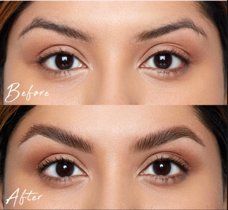 Before After Brow Lamination Long Beach Ca